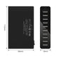 USB Quick Charger Station Dock with cable 50W US AU EU UK KR