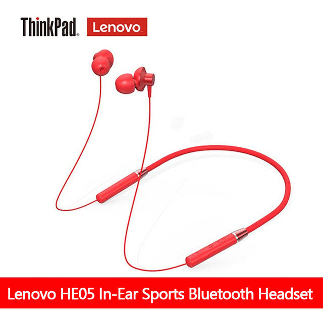 Lenovo Bluetooth Earphones HE05 Waterproof Sport Headset